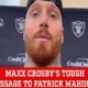 Maxx Crosby sends Patrick Mahomes