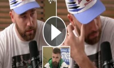 Travis Kelce breaks down in floods