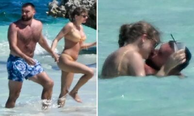 Taylor Swift and Travis Kelce in the Bahamas