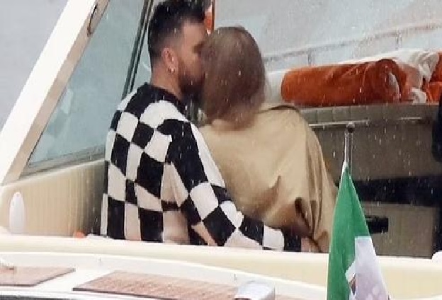 embracing on boat ride in scenic Lake Como during